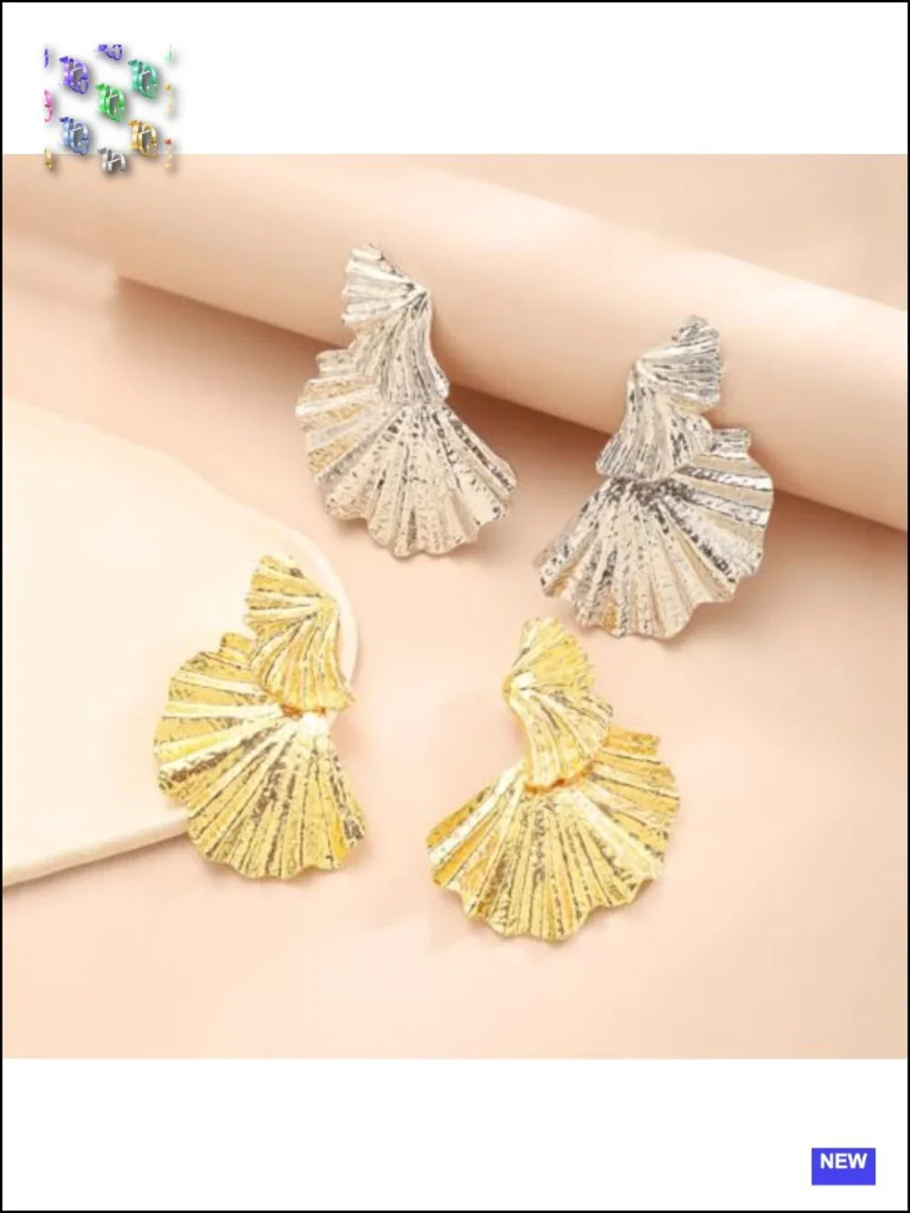 Geometric Dangle Earrings Chunky Big Thick Alloy Statement Drop Earrings Simple